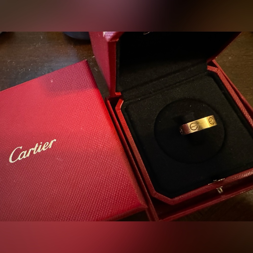 18K Cartier Yellow Gold Love Ring